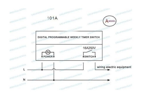 Cn101A DC 12V Digital LCD Power Programmable Timer Time switch Relay 16A - Picture 5 of 5
