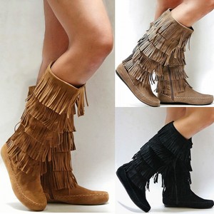 long moccasin boots