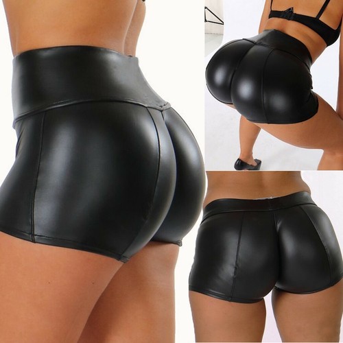 Women's Sexy Solid Black High Waist 