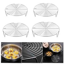 Round Steaming Rack Round Cake Pan Multifunctional Canning Racks Kitchen