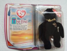 The End the Bear McDonalds TY The End Teenie Beanie Baby 2000 Rare Retired