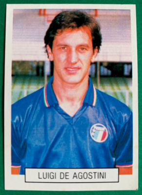 1990 Navarrete Italy World Cup FIFA Action #012 LUIGI DE AGOSTINI