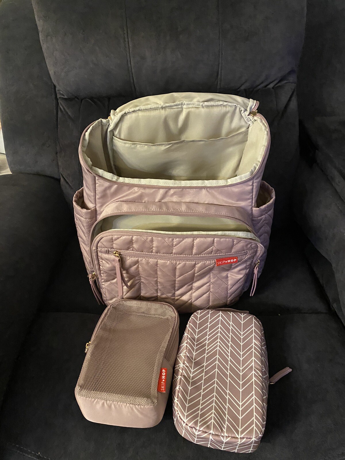 Skip Hop Forma Diaper Bag Backpack Mauve eBay