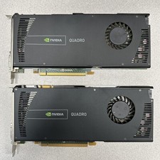 Lot of 2 Nvidia Quadro 4000 2 GB GDDR5 PCI Express x16 Desktop Video Card