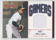 2002 Donruss Originals Gamers Jerseys 124/500 Mark Ellis #G-8 0q5