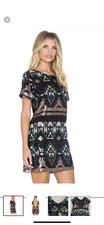 Show Me Your MuMu Tallulah Sequin Dress Sparkle Nation Geometric Pattern Medium