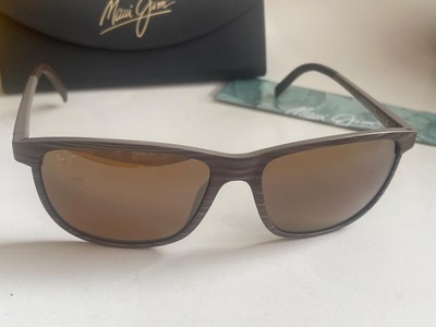 Maui Jim Lele Kawa Polarized Sunglasses 811-25 Brown Stripe/Bronze
