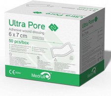 Steriler Wundverband 6x7 cm Sterile Wundpflaster ULTRA PORE Starke Klebekraft -