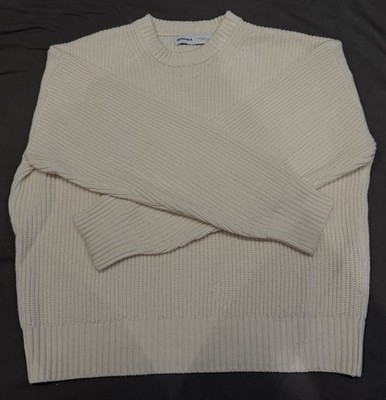 Bershka Strickpullover Beige Größe M