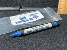 Very Rare Crayola "Blue Ribbon" Crayon 1996 Commemorating The 100,000,000,000