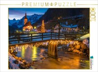Calvendo Puzzle Christmas In Ramsau | 1000 Pieces, Finished Size 25.2 × 18.9 In