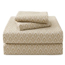 Bedding King Bed Sheets Set - 4 Piece Bedding - Brushed Microfiber - Shrinkag...
