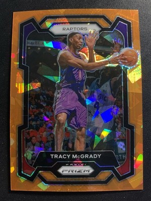 2023-24 Panini Prizm - Orange Ice Prizm #196 - Tracy McGrady
