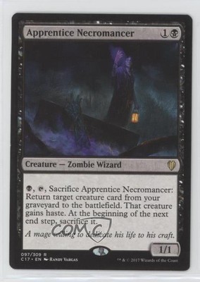 2017 Magic: The Gathering Commander Format Edition Apprentice Necromancer 0f3j