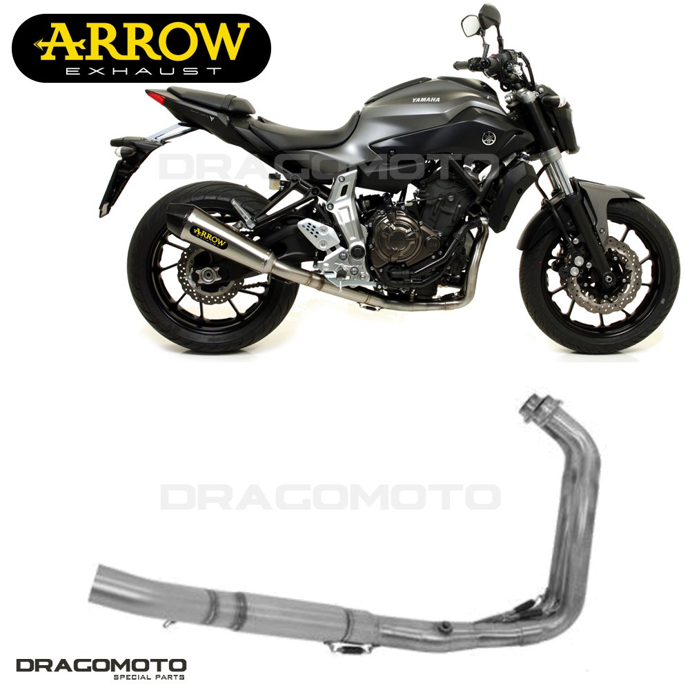 Collecteur YAMAHA MT-07 2020 ARROW RC de ligne racing pour gain de puissance