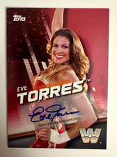WWE Eve Torres 2016 Signed Trading Card /25 Diva's Revolution Pro Wrestling Rare