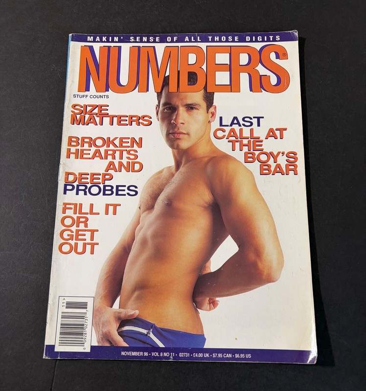 VINTAGE NUMBERS MAGAZINE NOVEMBER 1996 GAY INTEREST
