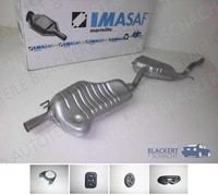 Imasaf Esd Auspuff Endtopf Ab Kat FüR Alfa 146 1.9 Jtd 77KW 1999-2001