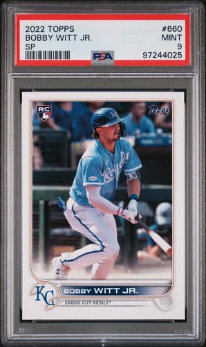 2022 Topps Bobby Witt Jr [SP Variation] #660 card