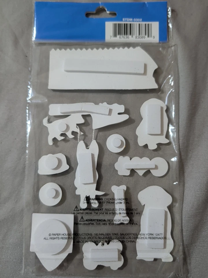 Paper House YOU HAD ME AT WOOF 3D Stickers Dog Pet Bone Food Ball - Image 2 of 2