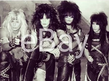 Motley Crue Shout At The Devil Poster 1984 Vince Neil Nikki Sixx B&W RP