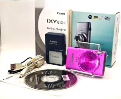 Canon IXY 610F PowerShot ELPH 330 HS IXUS 255 HS Pink 12.1MP Cam OVP