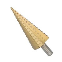 HSS Stufenbohrer 4-32 Mm Tin 15 Stufen Kegelbohrer Metall Holz Kunststof