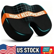Memory Foam Seat Cushion Office Chair Car Seat Pad Coccyx Tailbone Pain Relief A