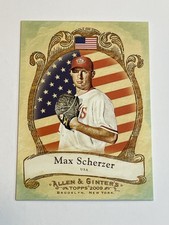 2009 Topps Allen & Ginter Baseball National Pride - Max Scherzer - Diamondbacks