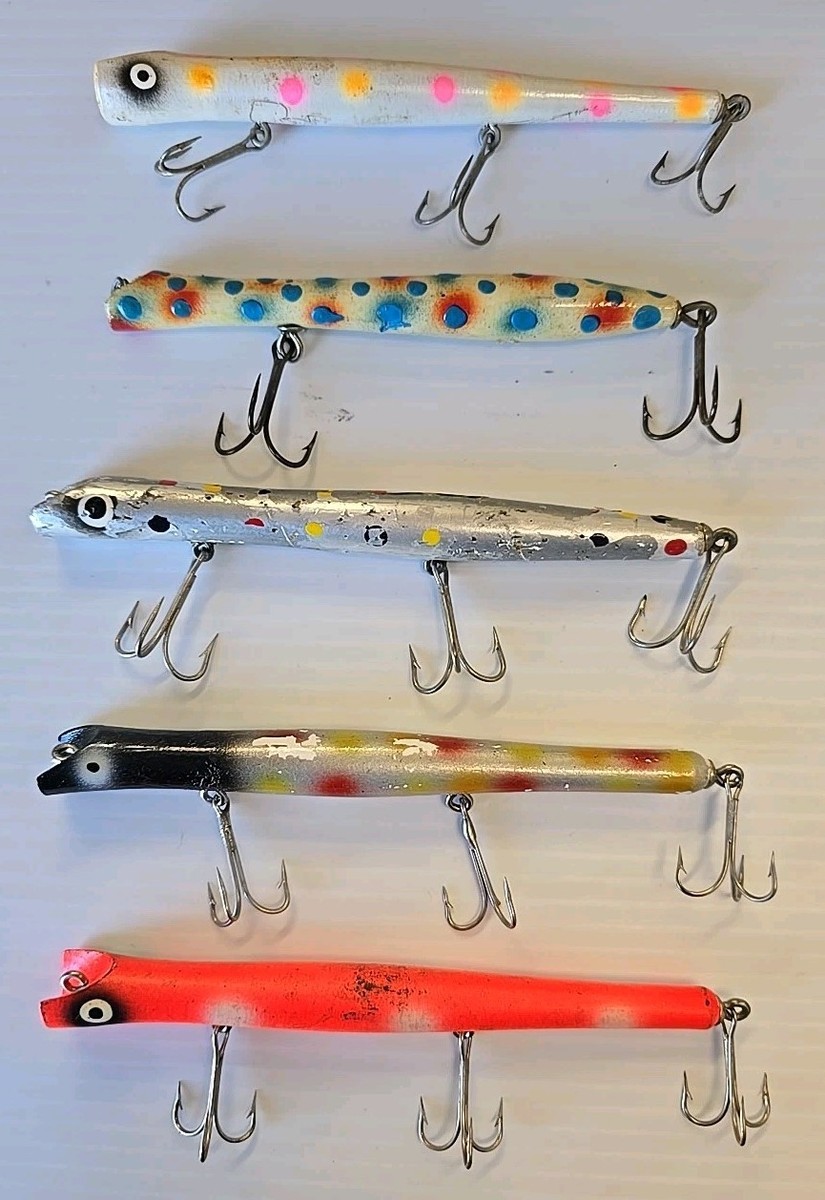 canvas pencil plug fishing lure Slow Sinking Popper Lures, as Hard Jerkbaits Crankbaits Plugs for Bass Salmon etc Freshwater Saltwater 39 : Sports & Outdoors If you hope to gain some advantage in your next angling tournament Striper Maine-iac Pencil Popper
