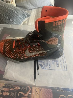 Nike Kobe 9 Elite Strategy High Top FlyKnit Basketball Sneaker 630847-303