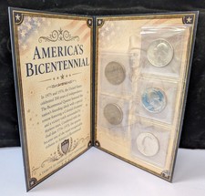 All (5) Bicentennial Quarters 1976 P D S Silver Unc S Proof S Silver Proof