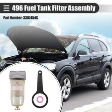 Universal Car Fuel Tank Filter Assembly With Wrench 30 Micron Durable 1 Set
