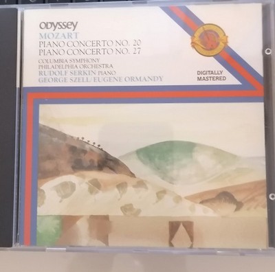 1 CD  - Mozart - piano concerto - -- no. 20 & 27- R. Serkin - Szell -- RARE