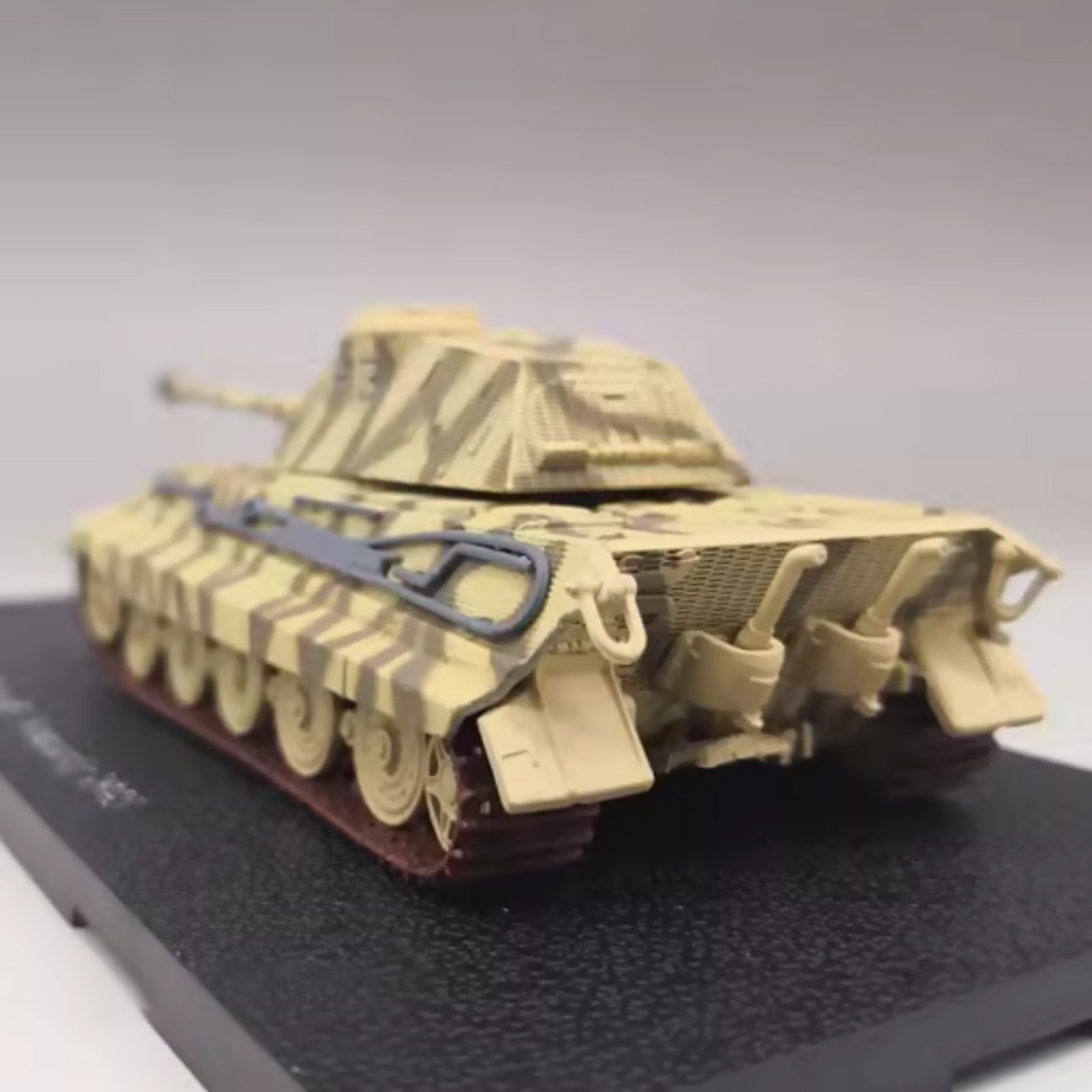 14cm Alloy 1/72 WWII Normandy German Army King Tiger Heavy Tank Model Toy Gift