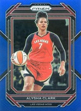 2023 Panini Prizm WNBA ALYSHA CLARK #55 BLUE PRIZM /175 ACES