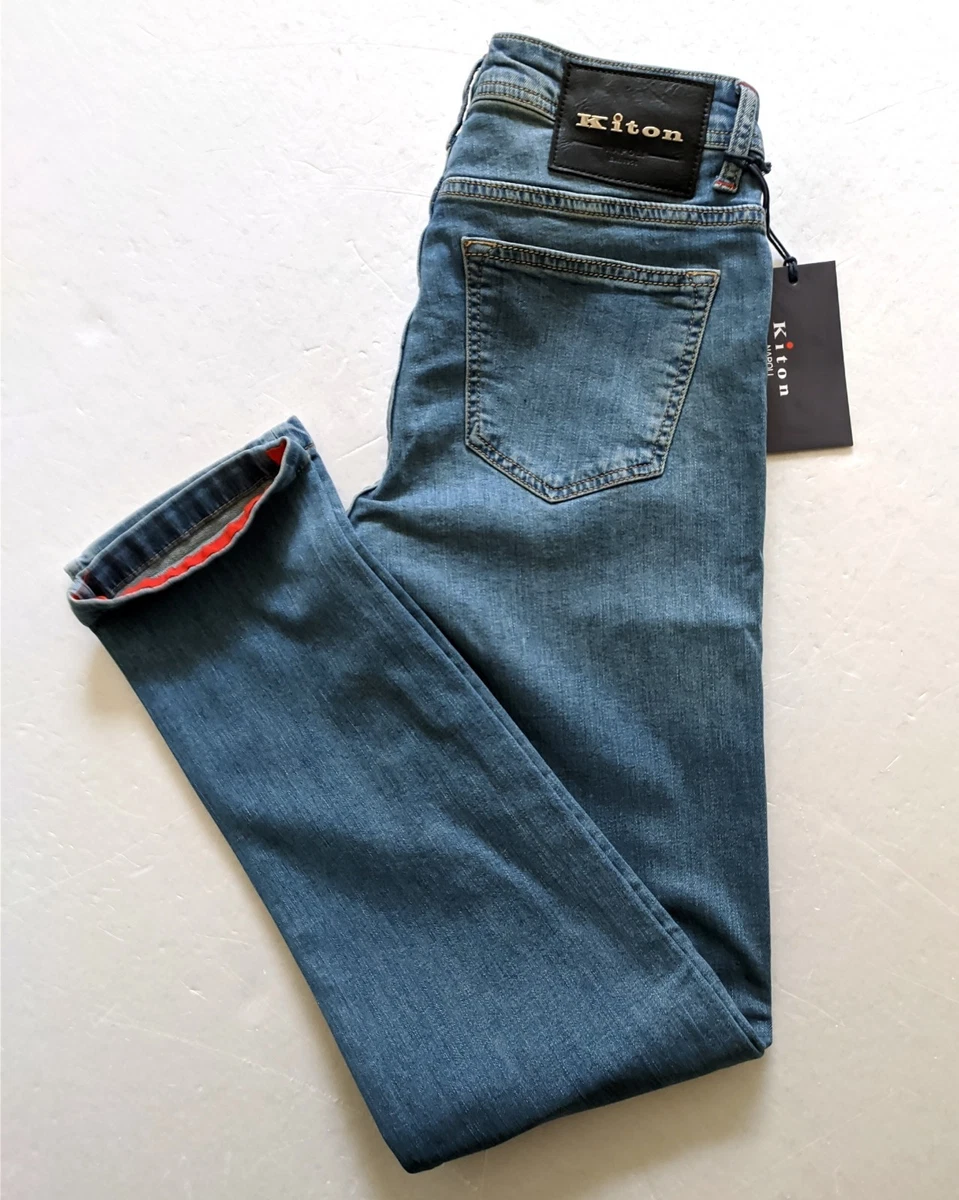 Kiton Cotton Blue Jeans for Men for sale | eBay