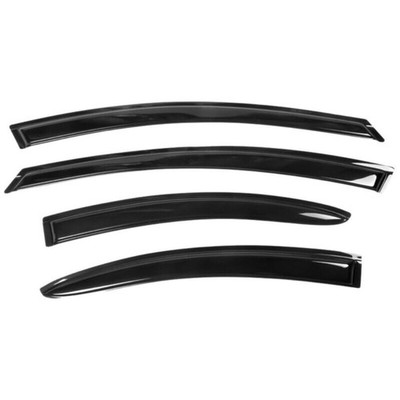 4Pcs Smoke Tinted Tape On Rain Deflectors Window Visors for Dodge Plymouth Neon