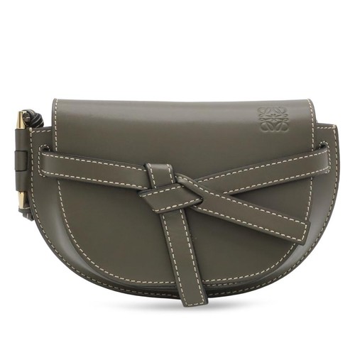 LOEWE Bag: Mini Gate Bum Bag Khaki W20.5H13D8cm;