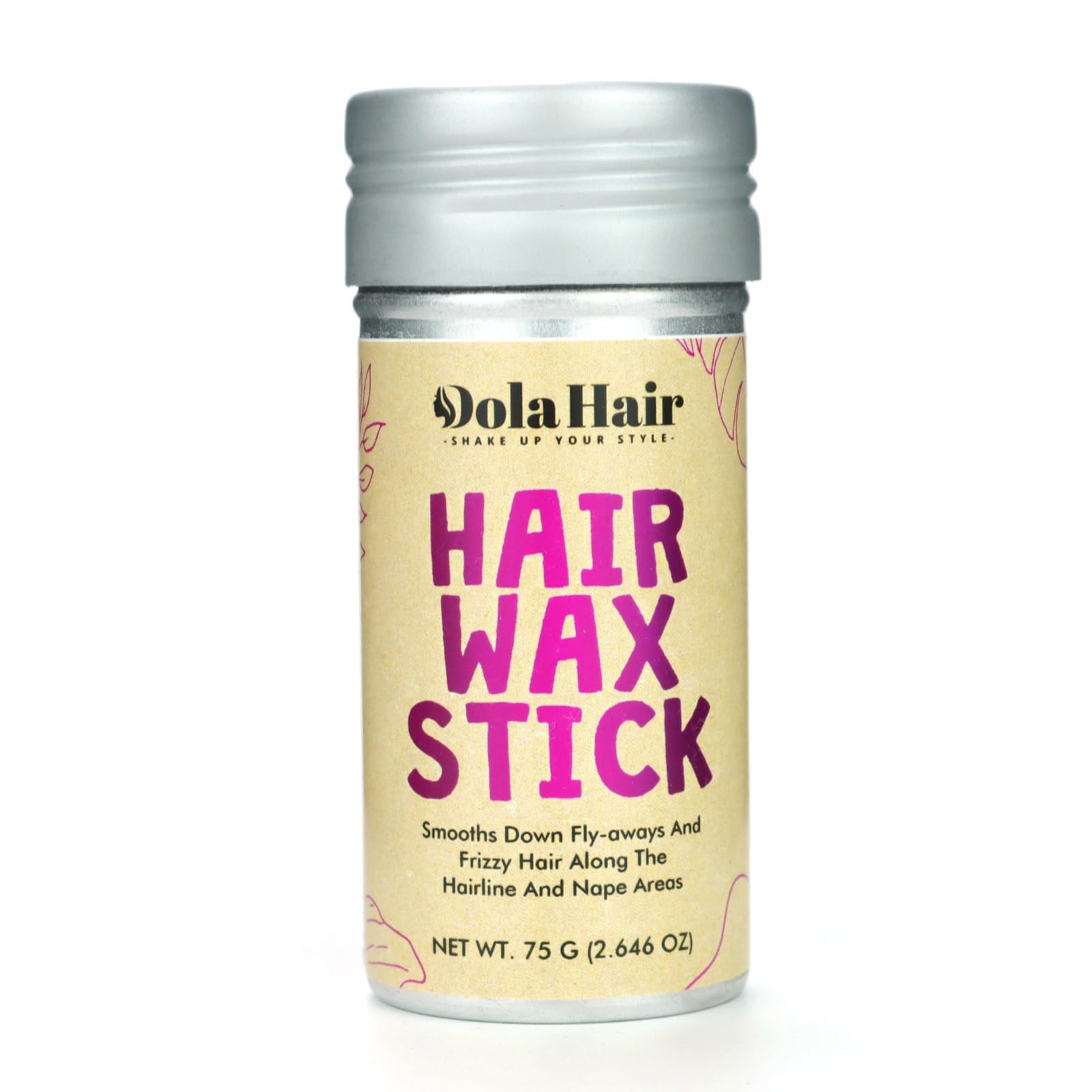 Dolahair Hair Wax Stick 2-Pack for Flyaways, Smoothing, Slick Back, Edges, Kids