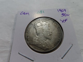 O81 Canada 1904 50 Cent XF