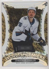 2021 Upper Deck Ovation World Premiere Gold 180/299 Jonathan Dahlen #WP-50 x3q