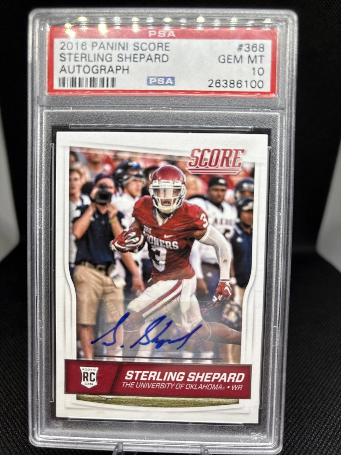 Sterling Shepard Panini Score #368 Autograph