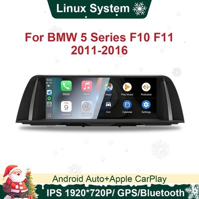 10,25'' Linux For BMW 5er F10 F11 CIC Autoradio Navi WIFI CarPlay Touchscreen BT