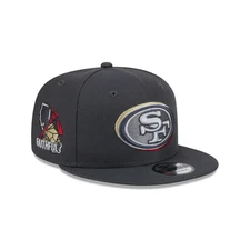 New Era San Francisco 49ERS 2024 NFL Draft On Stage 9FIFTY Snapback Hat Graphite