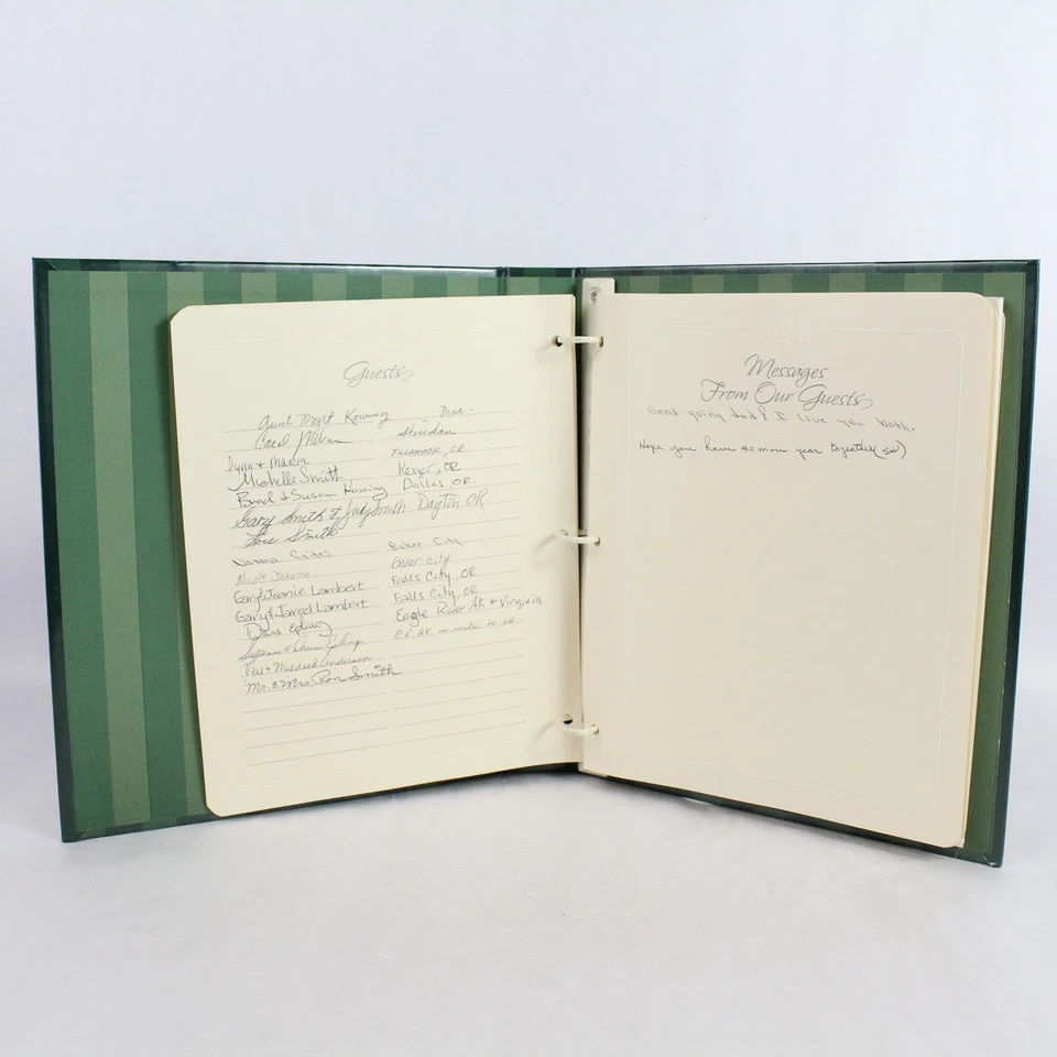 Hallmark 'Our 40th Anniversary' 1" 3 Ring Binder Rose Refillable Photo Album - Image 4 of 4