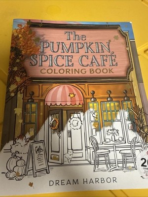 Pumpkin Spice Café Coloring Book by Laurie Gilmore (2025, Coloring/Connect...