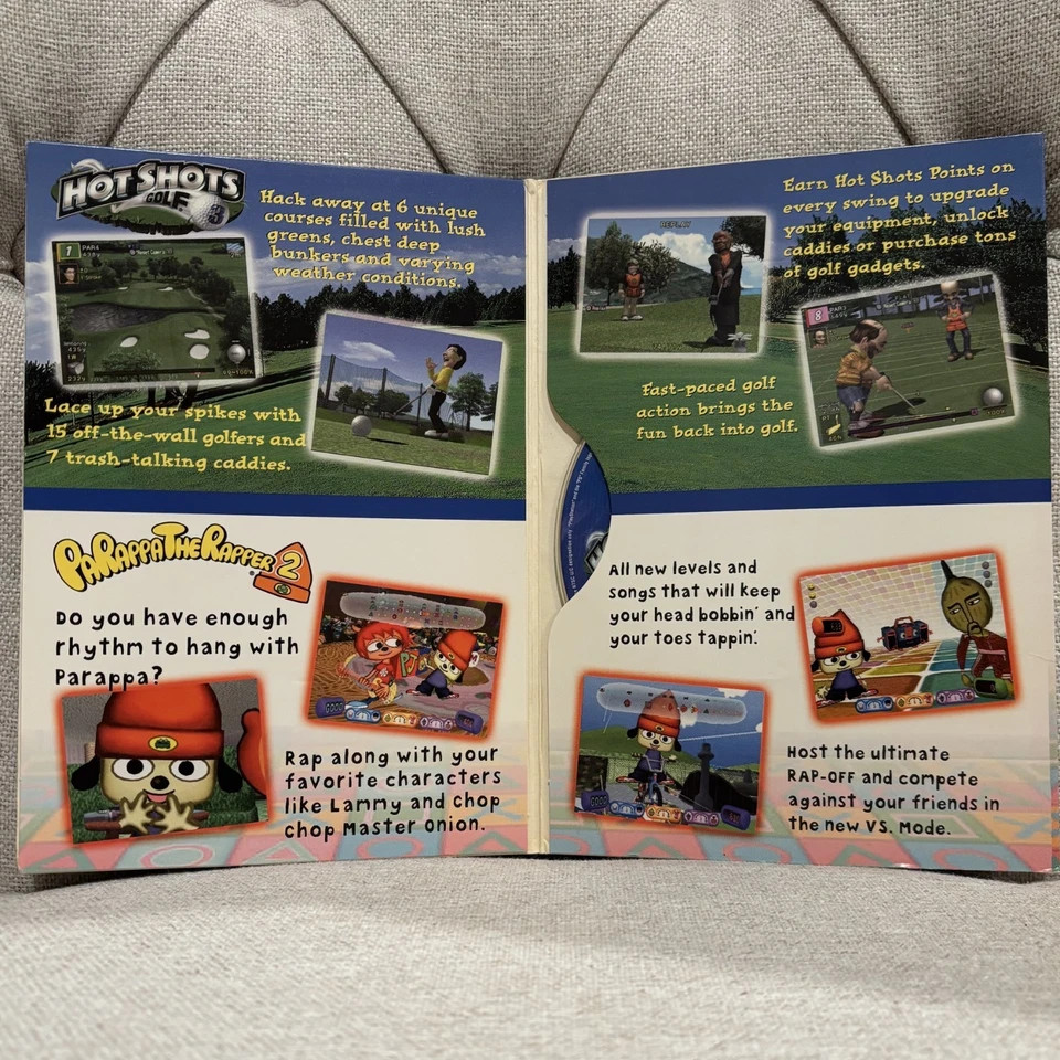 PS2 Hot Shots Golf 3 & Parappa the Rapper 2 Demo Disc - Image 3 of 4