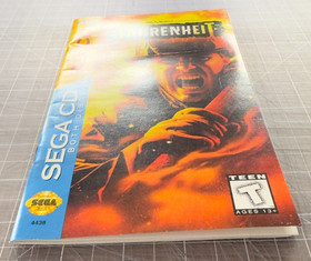 Fahrenheit Sega 32X/Sega CD 1995 Instruction Manual Only