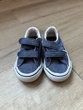 Polo Ralph Lauren Little Kids Sneakers Easten II EZ Hook Loop Strap Size 7 Gray